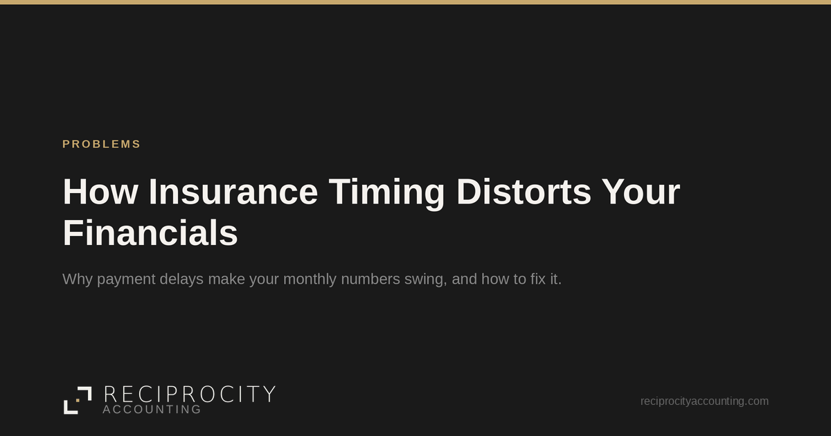 How insurance timing distorts your dental practice financials